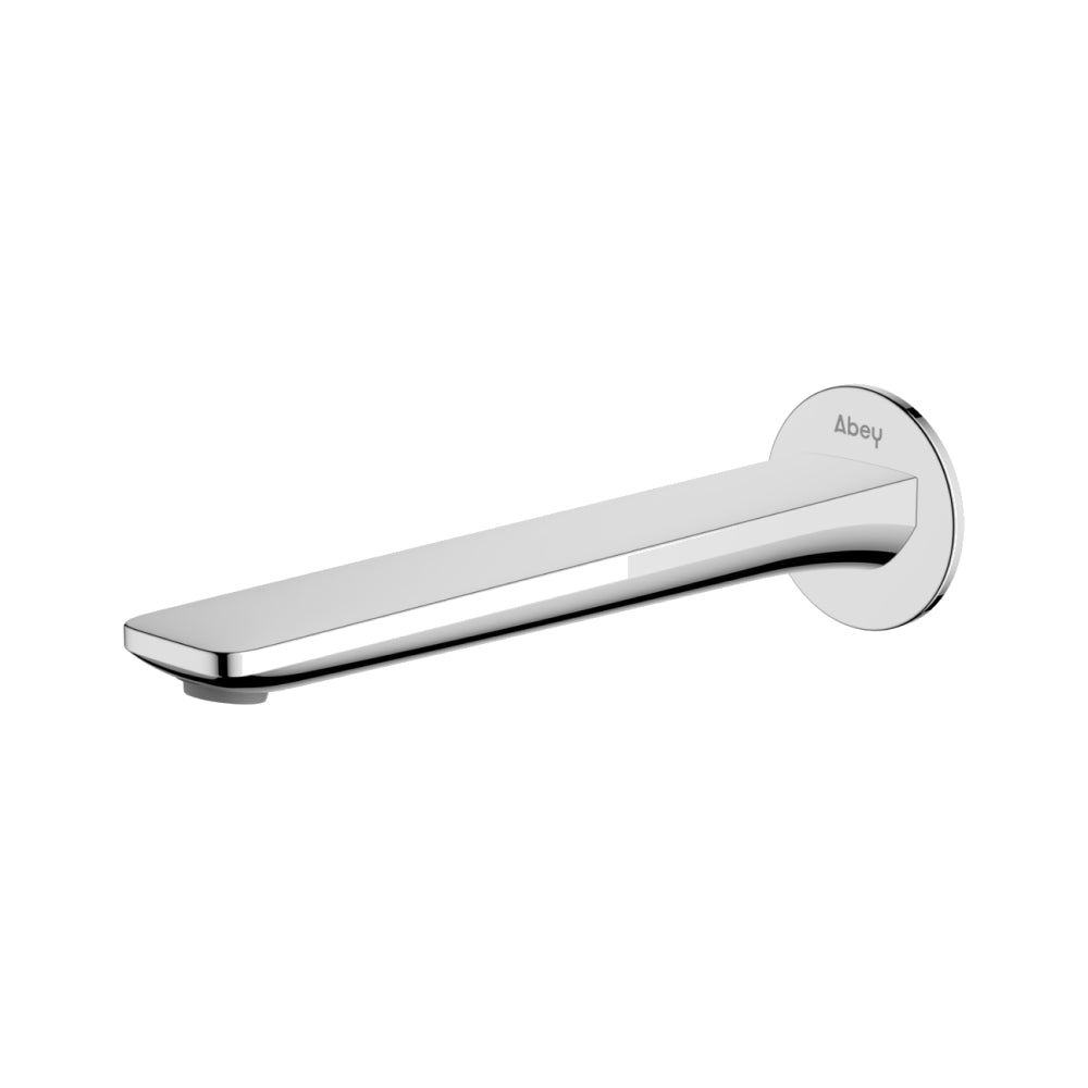 Abey Vela 220mm Wall Basin Spout Lead Free Chrome