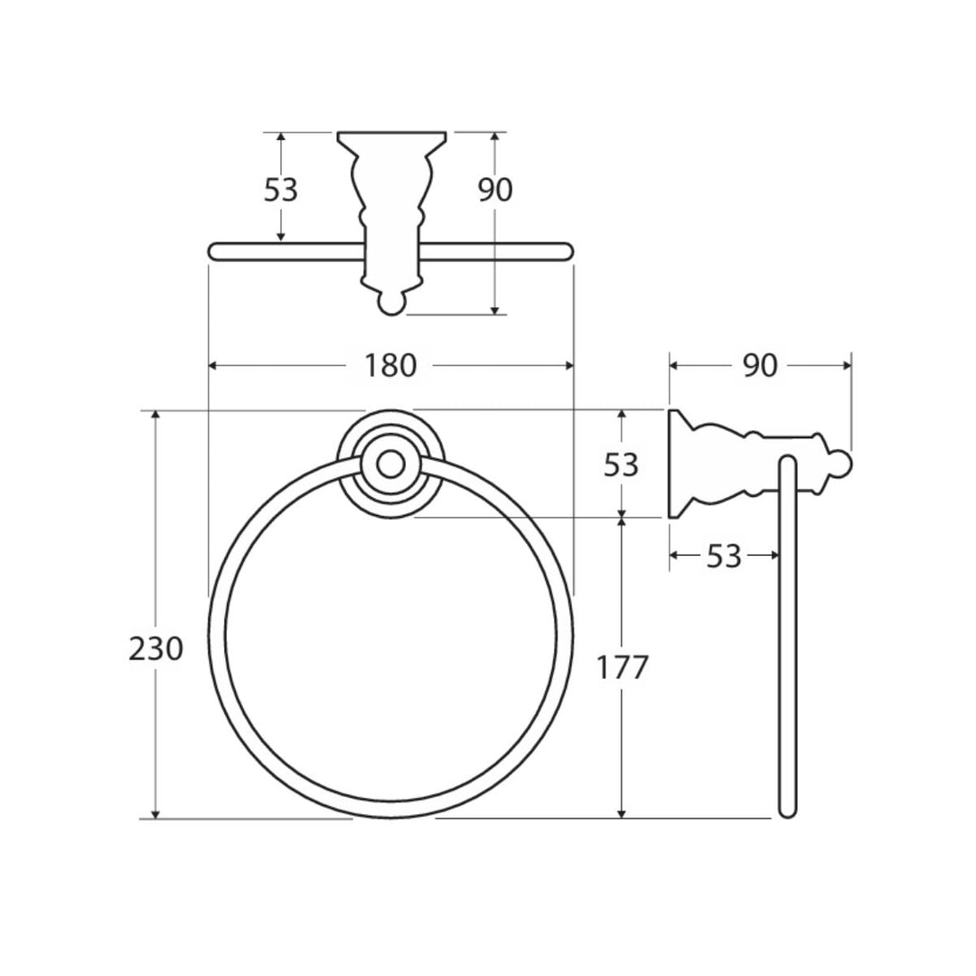 Fienza LILLIAN Towel Ring