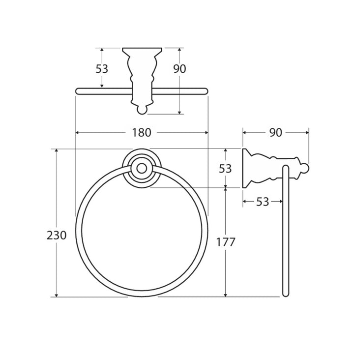 Fienza LILLIAN Towel Ring