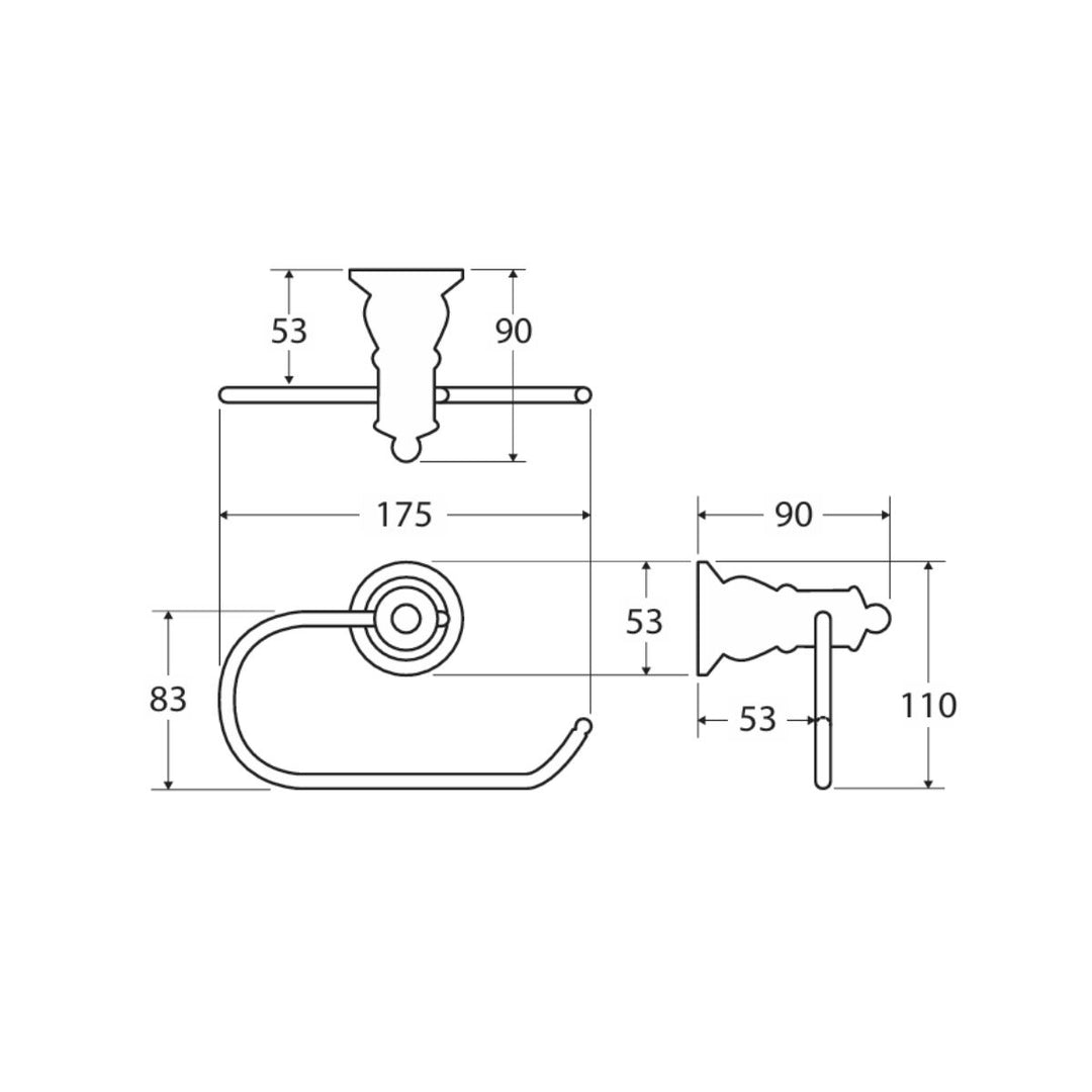 Fienza LILLIAN Roll Holder