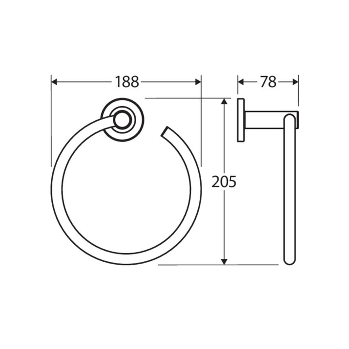 Fienza KAYA Towel Ring