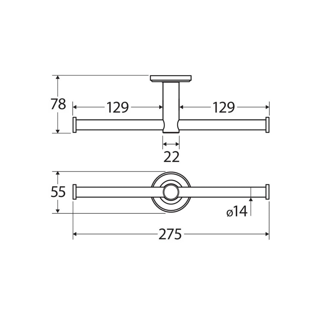 Fienza KAYA Double Toilet Roll Holder