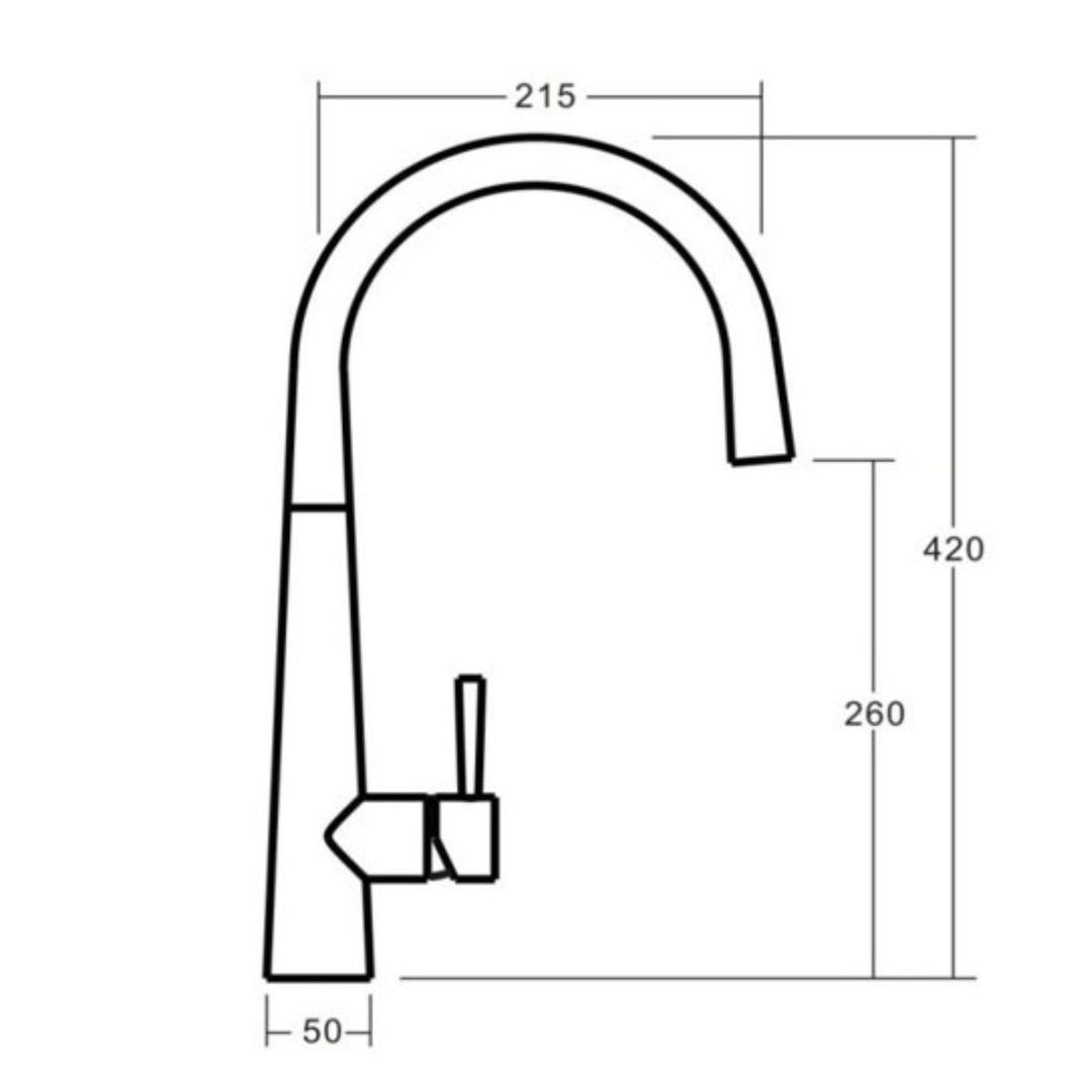 Vito Bertoni NUOVA Calare Sink Mixer Lead Free