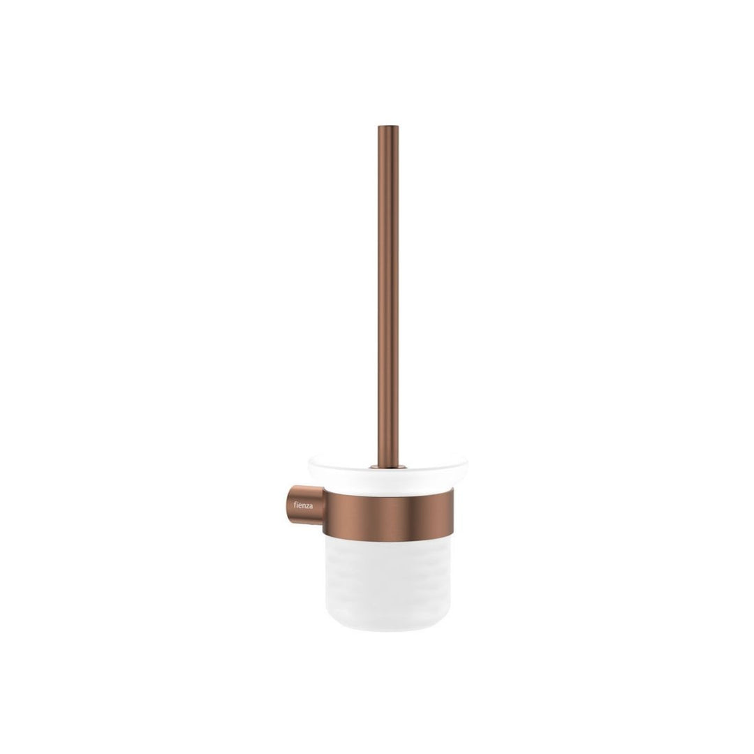 Fienza Empire Slim Toilet Brush and Glass Holder