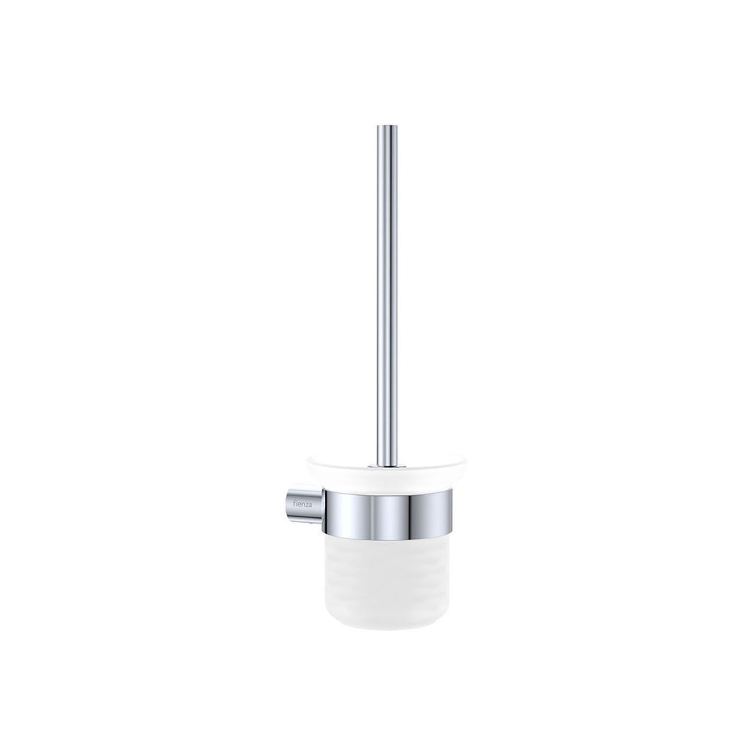 Fienza Empire Slim Toilet Brush and Glass Holder
