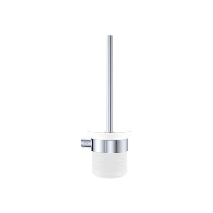 Fienza Empire Slim Toilet Brush and Glass Holder