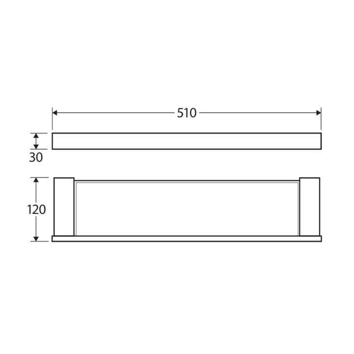 Fienza KOKO Glass Shelf