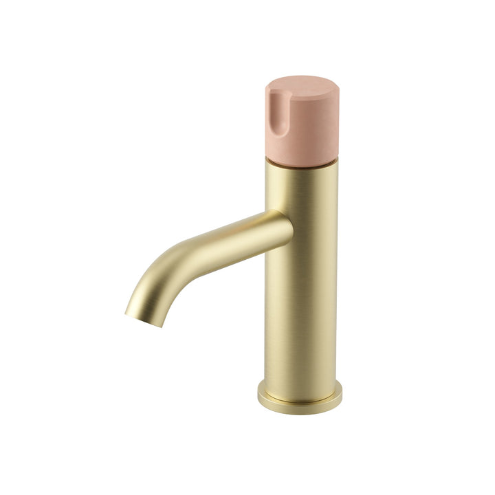 Meir X Nood Co. Alchemy Progressive Basin Mixer - Tiger Bronze Blush Pink