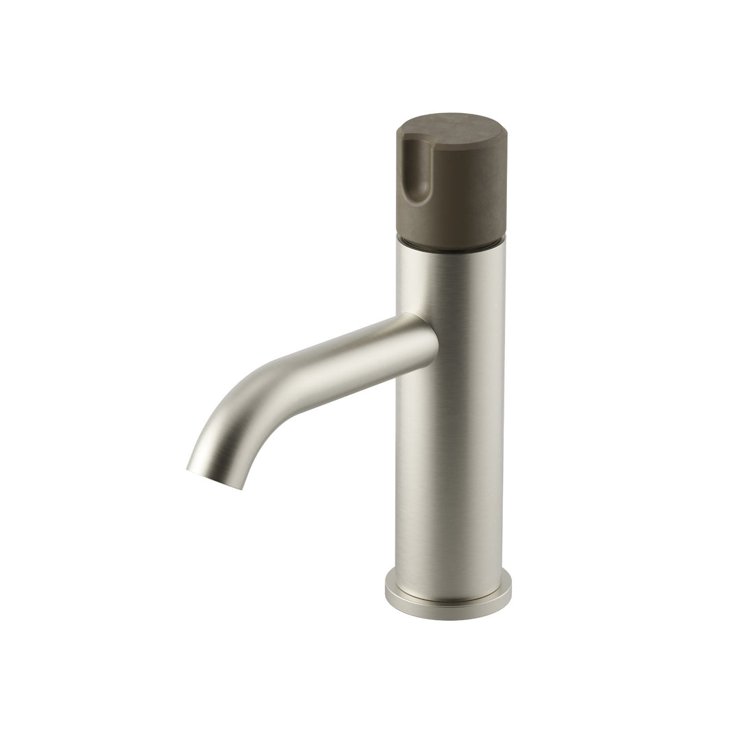 Meir X Nood Co. Alchemy Progressive Basin Mixer - Brushed Nickel Olive