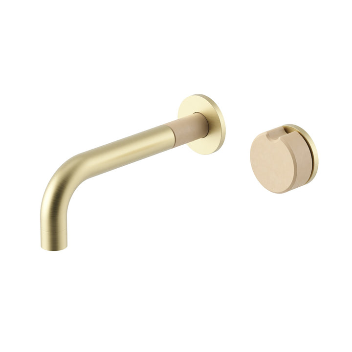 Meir X Nood Co. Alchemy Progressive Wall Basin Mixer Set - Tiger Bronze Nood