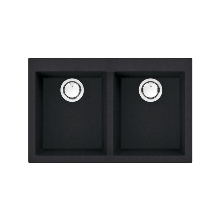 Artusi Granitek Double Bowl Sink NTH 790 x 500mm