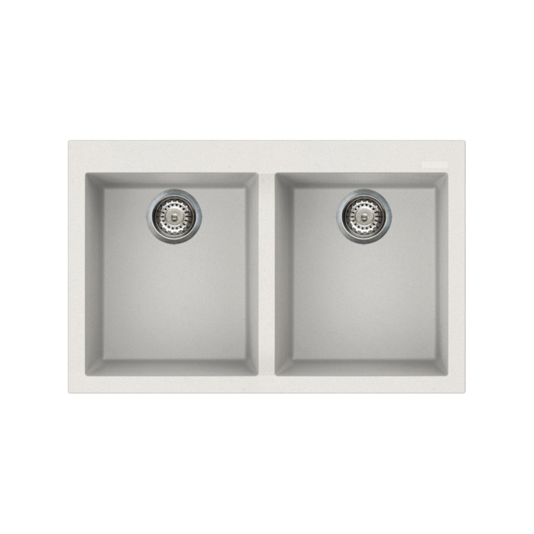 Artusi Granitek Double Bowl Sink NTH 790 x 500mm