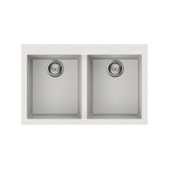 Artusi Granitek Double Bowl Sink NTH 790 x 500mm