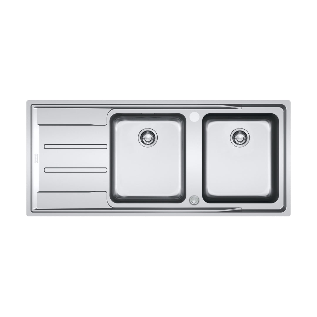 Franke Aton Double Bowl Drainer Sink - Design 10