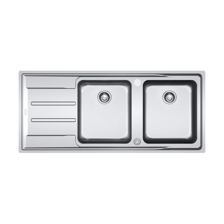 Franke Aton Double Bowl Drainer Sink - Design 10