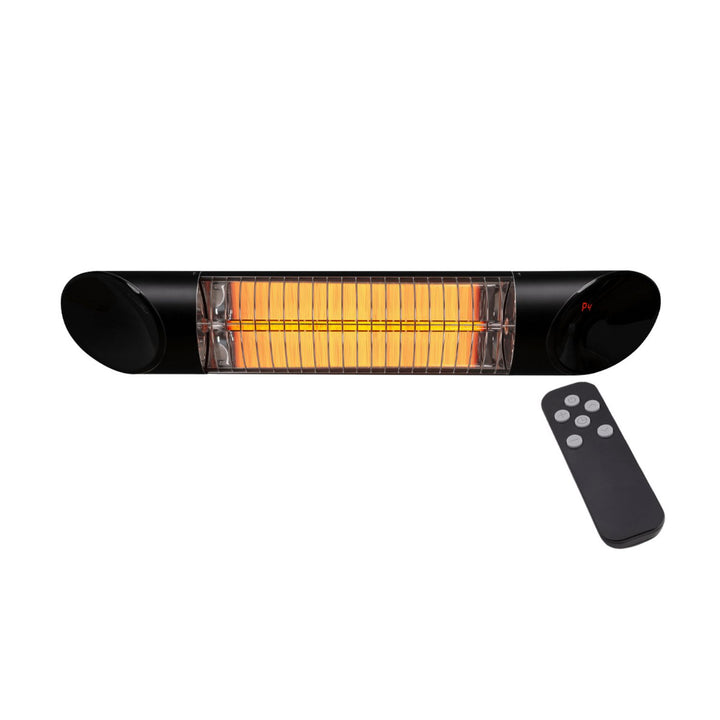Ash 1200W Wall Mounted Outdoor Heater with Remote 730mm