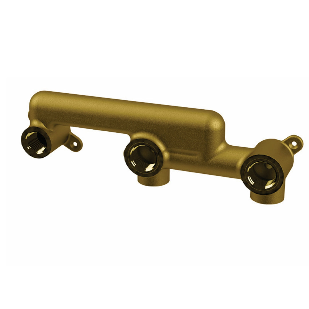 Arcisan 200mm Wall Basin Set Breech Spout To Left Bottom Entry Body