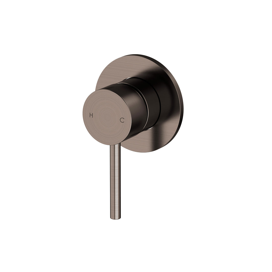 Axus Pin Shower Or Bath Mixer Dark Bronze