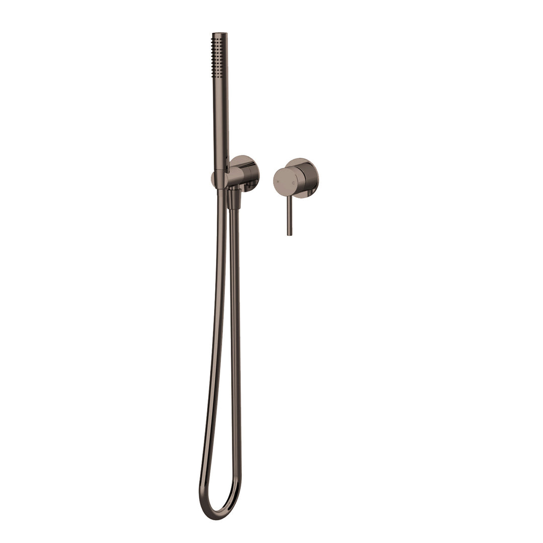 Axus Pin Shower Mixer Set Dark Bronze