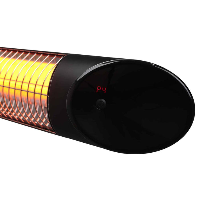 Ash 1200W Wall Mounted Outdoor Heater with Remote 730mm