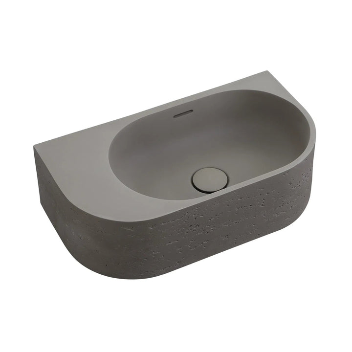 Bella Vista Elysia Wall Hung Basin Left Hand Overflow 500 x 275mm