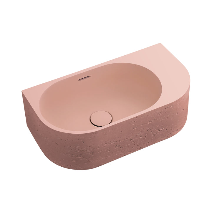 Bella Vista Elysia Wall Hung Basin Right Hand Overflow 500 x 275mm