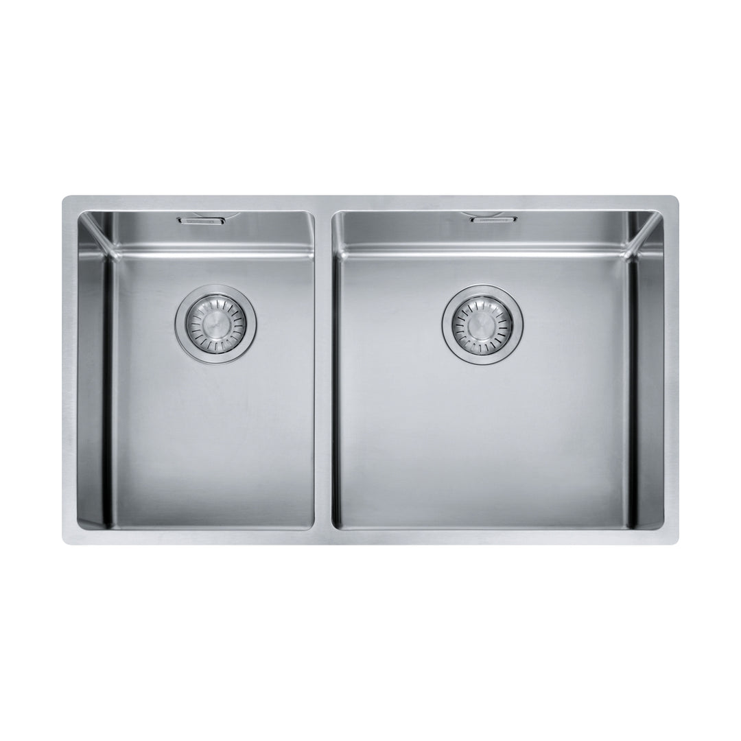 Franke Bolero 1 1/2 Double Bowl Sink BOX220-42/29 - Design 10
