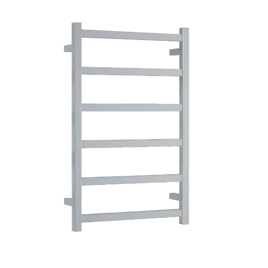 Thermorail Straight Square 6 Bar Heated Towel Ladder 500mm x 800mm