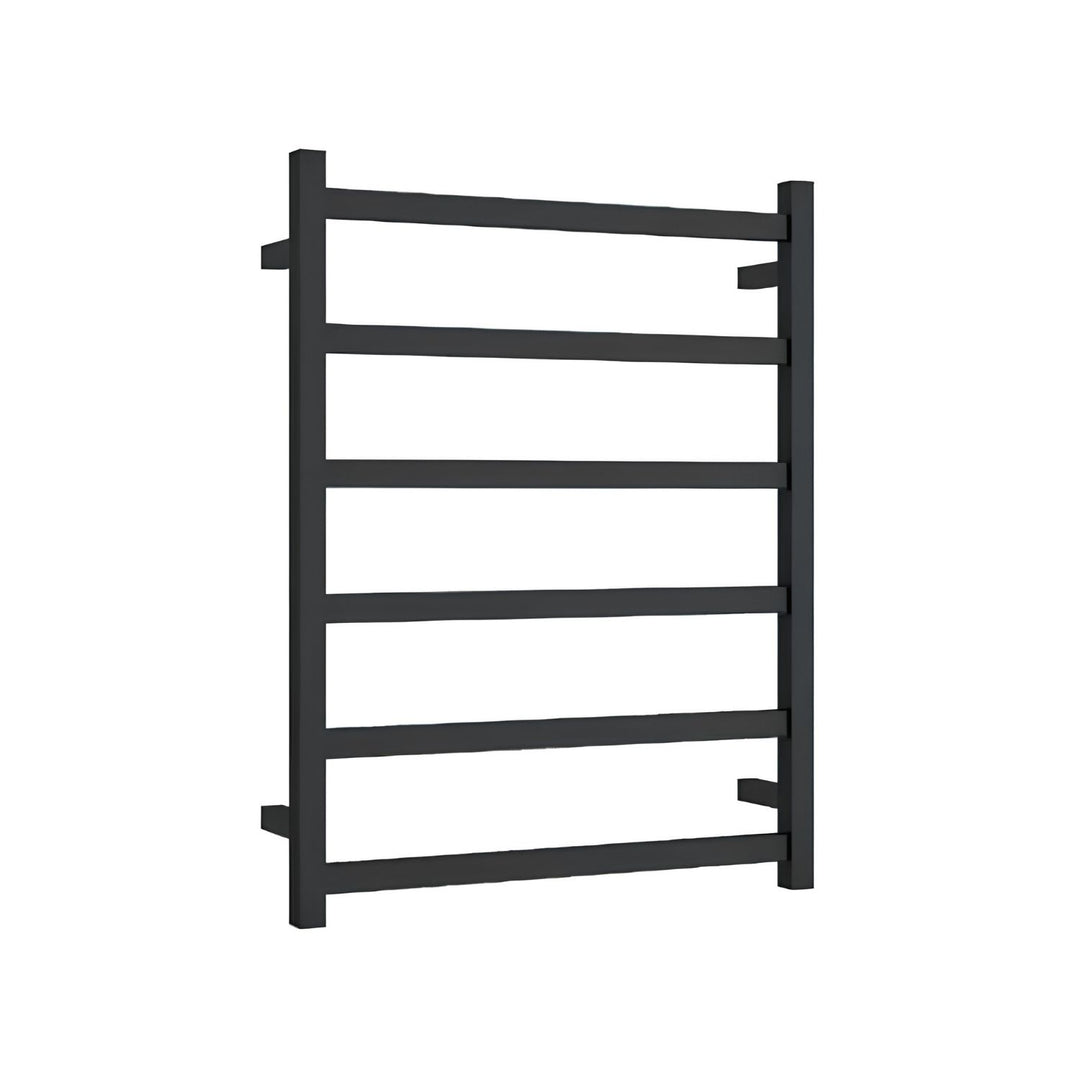Thermorail Straight Square 6 Bar Heated Towel Ladder 600mm x 800mm