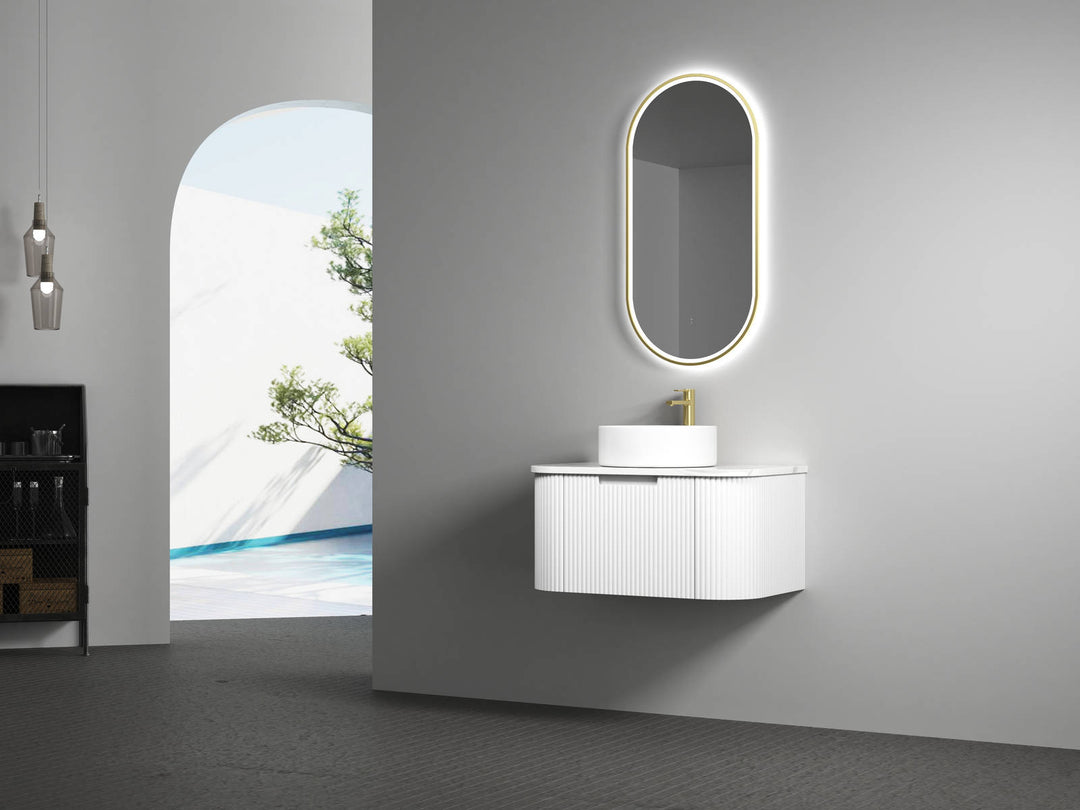 Aulic Beau Monde Oblong LED Mirror 453 x 903mm