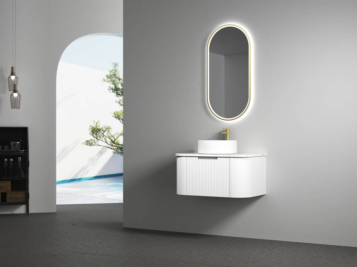 Aulic Beau Monde Oblong LED Mirror 453 x 903mm