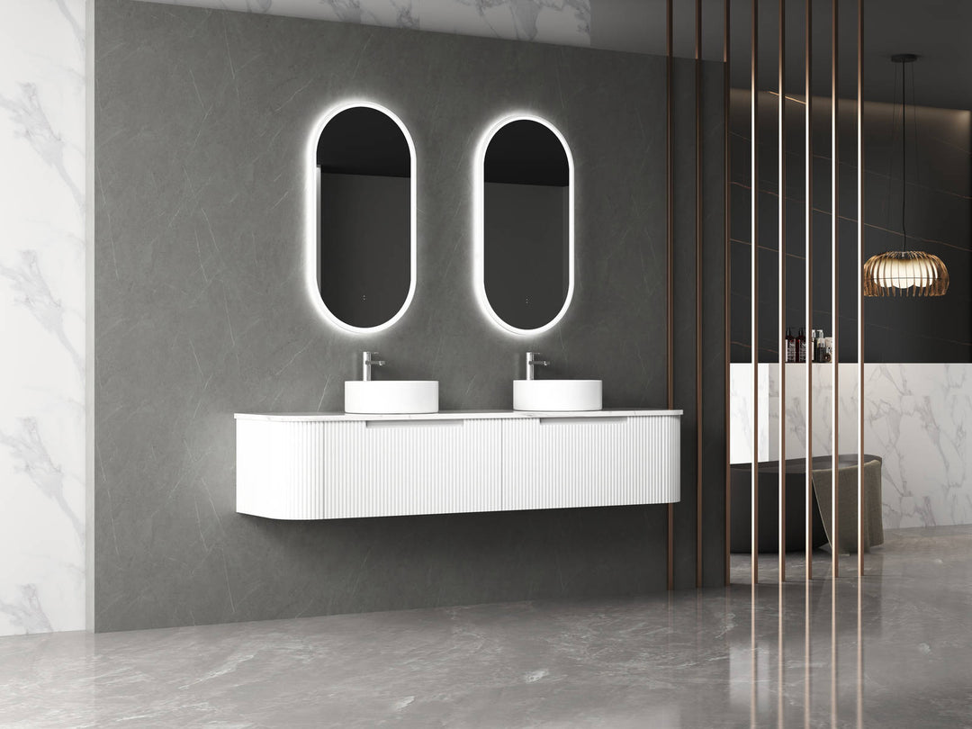 Aulic Beau Monde Oblong LED Mirror 453 x 903mm