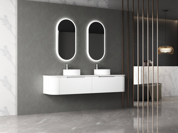 Aulic Beau Monde Oblong LED Mirror 453 x 903mm