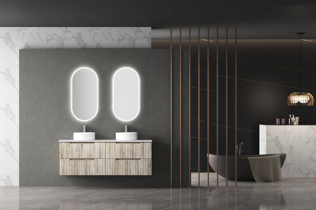 Aulic Beau Monde Oblong LED Mirror 453 x 903mm
