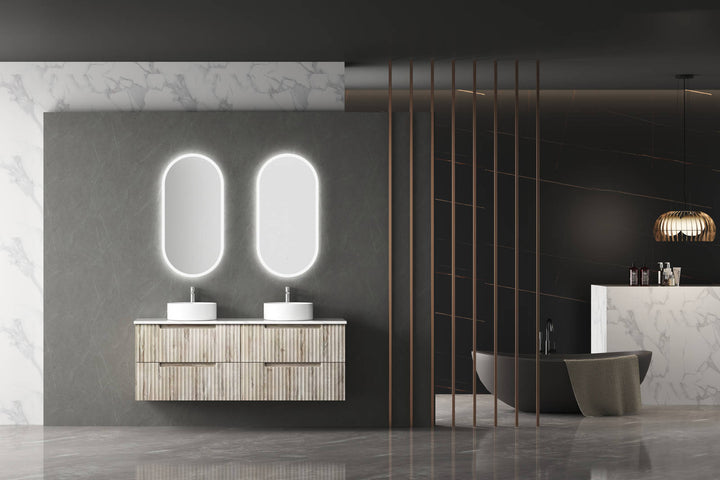 Aulic Beau Monde Oblong LED Mirror 453 x 903mm