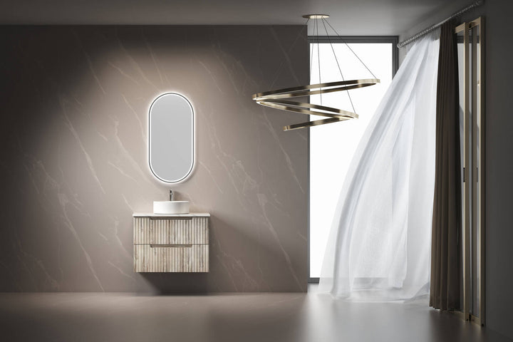 Aulic Beau Monde Oblong LED Mirror 453 x 903mm