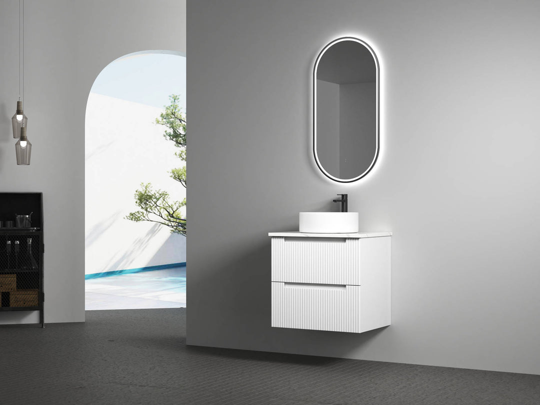 Aulic Beau Monde Oblong LED Mirror 453 x 903mm