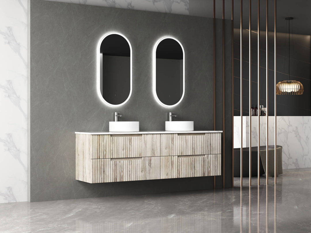 Aulic Beau Monde Oblong LED Mirror 453 x 903mm