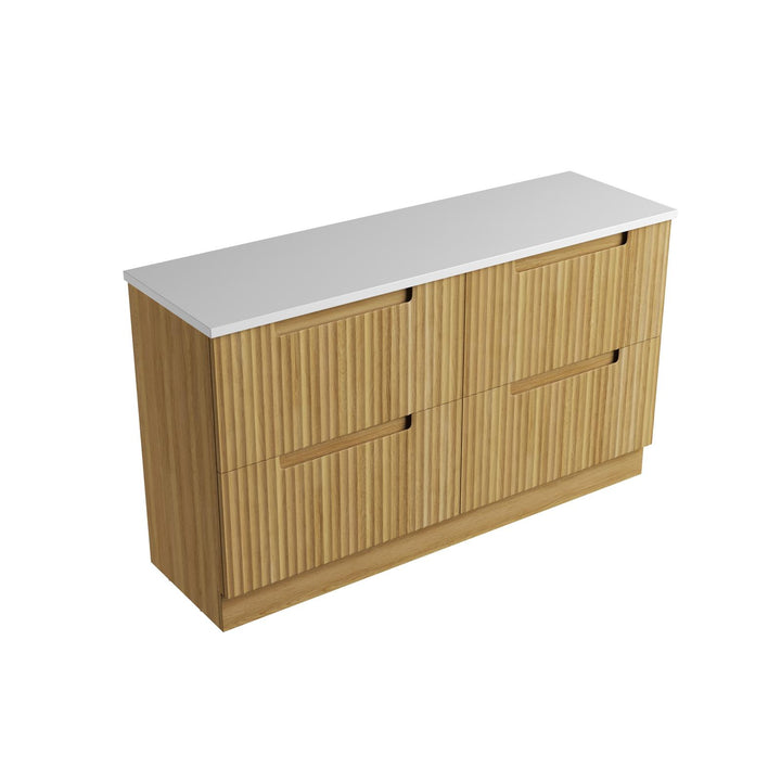 Aulic Lovina Floor Standing Single Vanity - 1500mm - Design 10