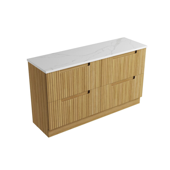 Aulic Lovina Floor Standing Double Vanity - 1500mm - Design 10