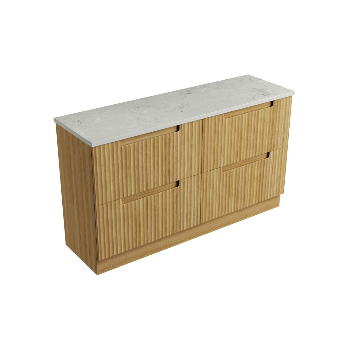 Aulic Lovina Floor Standing Single Vanity - 1500mm - Design 10