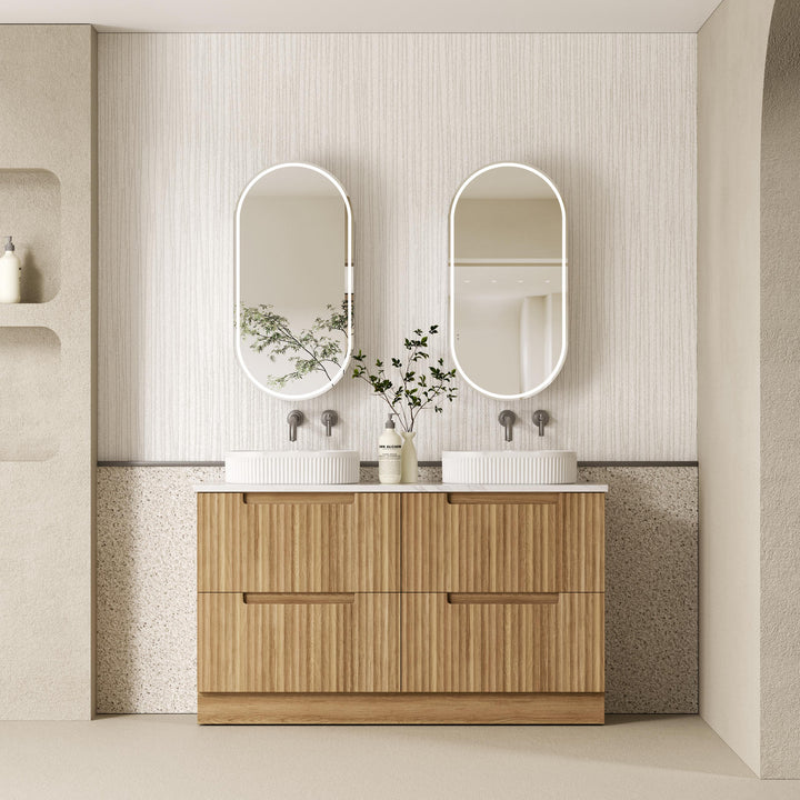 Aulic Lovina Floor Standing Double Vanity - 1500mm - Design 10