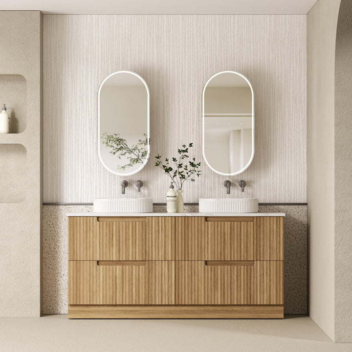 Aulic Lovina Floor Standing Double Vanity - 1800mm - Design 10