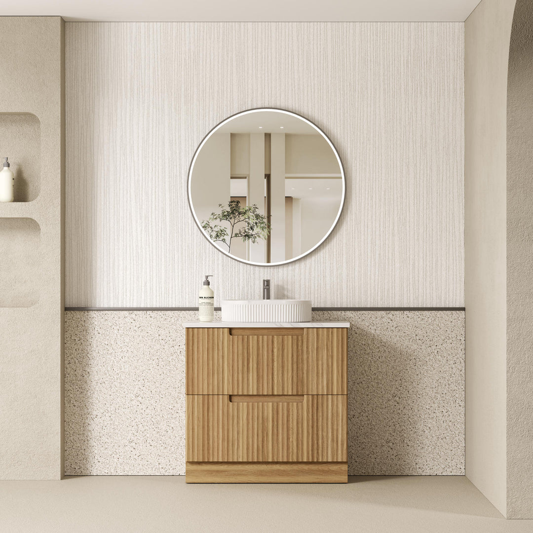 Aulic Lovina Floor Standing Vanity - 900mm - Design 10