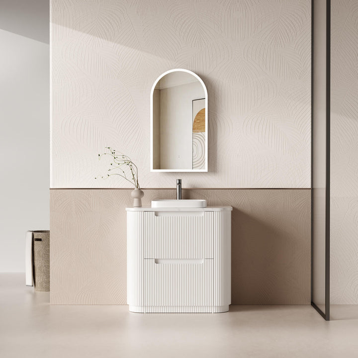Aulic Curva Floor Standing Vanity - 900mm - Design 10