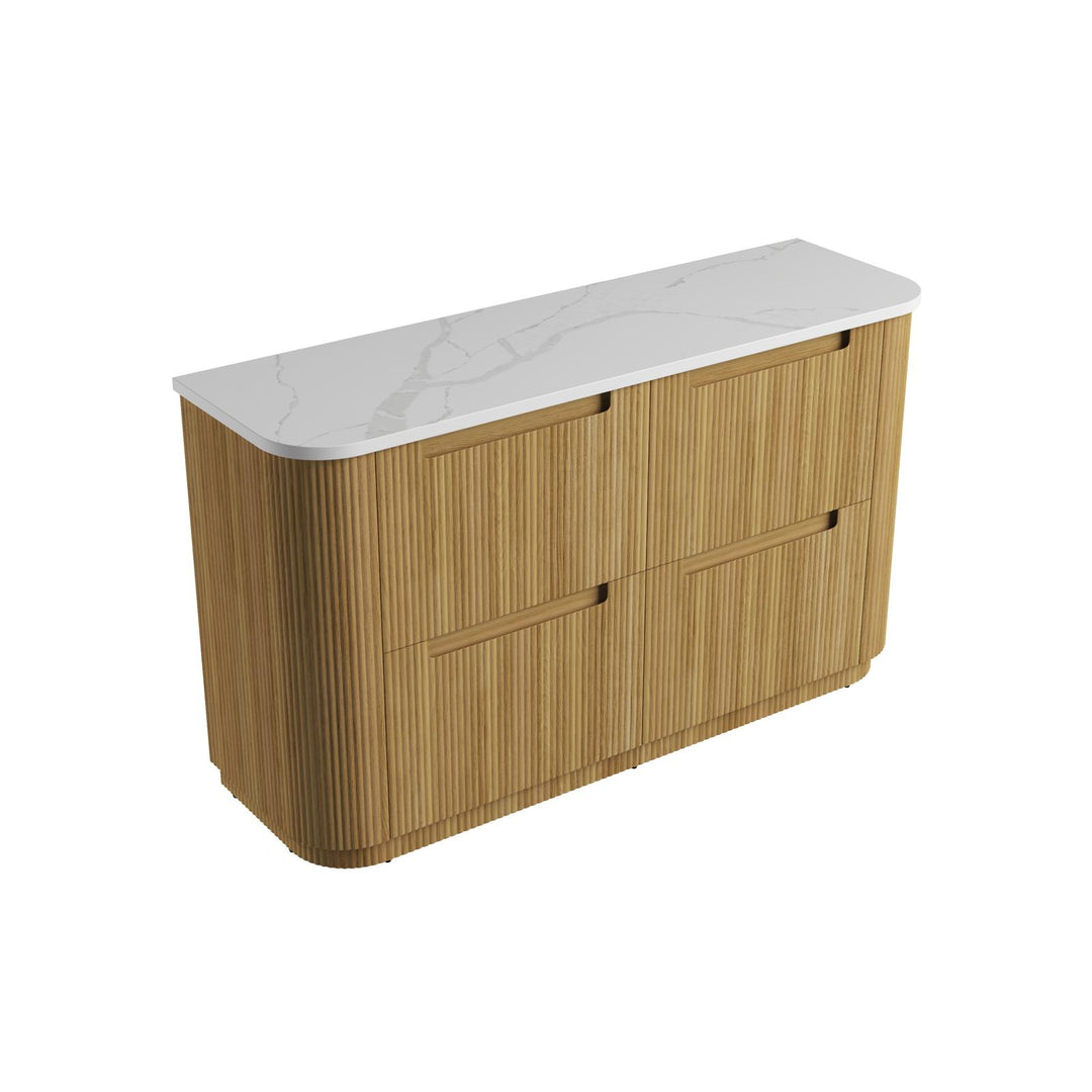 Aulic Varcelli Floor Standing Double Vanity - 1500mm - Design 10