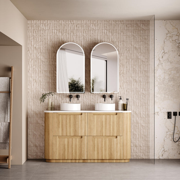Aulic Varcelli Floor Standing Double Vanity - 1500mm - Design 10