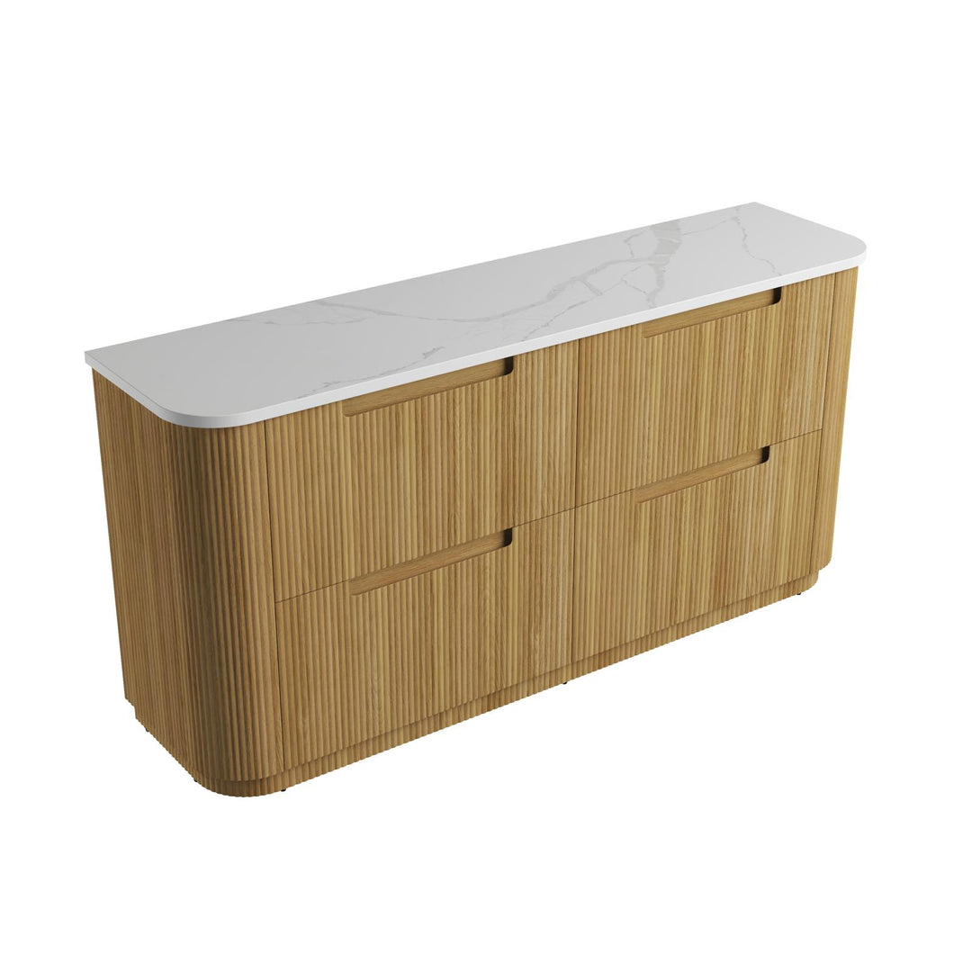Aulic Varcelli Floor Standing Double Vanity - 1800mm - Design 10