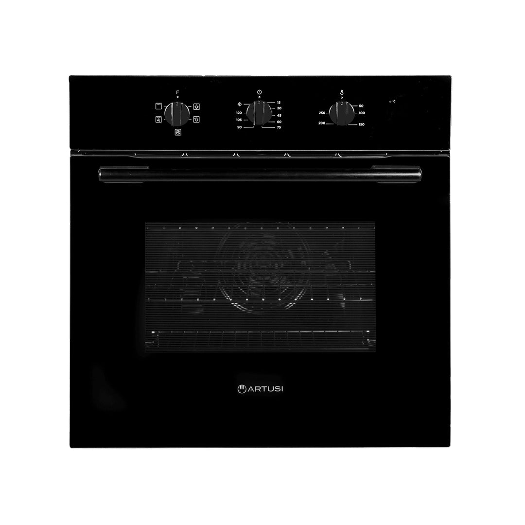 Artusi 60cm Built-In Electric Oven Black CAO605B - Design 10