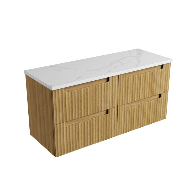 Aulic Lovina Tier Wall Hung Vanity - 1200mm - Design 10